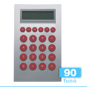    Kalkulačka - červená barva tlačítek