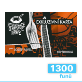 Karta do restaurace U měděné pánve s kreditem 500 Kč